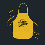 Son's Cooler Funny FathersDay (Matches Dad's Cool) Kids Apron<br><div class="desc">Father and son bonding just got cooler with this " Dad's Cool" matches a "Son's Cooler" apron, the perfect way to show off your awesome connection. Perfect for Father's Day, birthdays, or any occasion, these tees are a must-have for any father-son team. Find a coordinating apron in my store! Click...</div>
