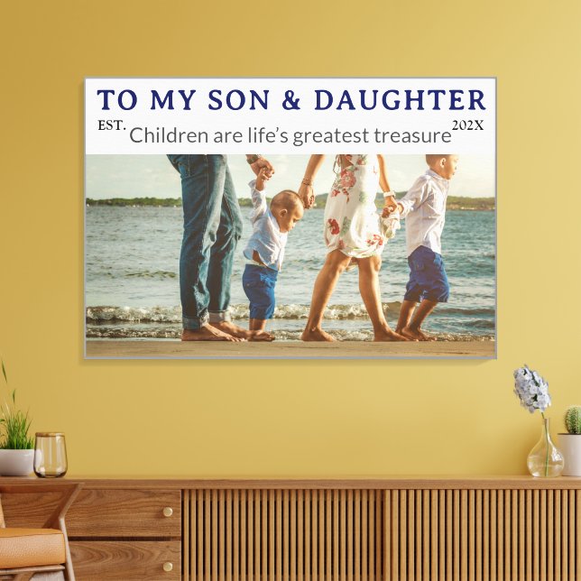 Sons & Daughters Day – Custom Family Canvas (Insitu(LivingRoom))