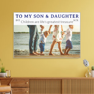 Sons & Daughters Day – Custom Family Canvas Print