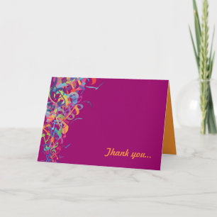 SONS DE LA TORAH Bat Bar Mitzvah Carte de remercie