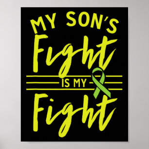 Son's Fight Is My Fight Kidney Disease Awareness  Poster