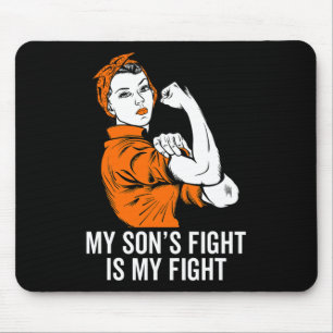 Son's Fight Is My Fight Leukaemia Awareness Month  Mouse Pad