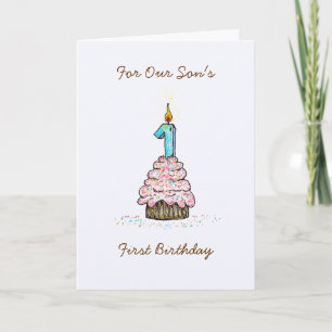 Son's First Birthday Card