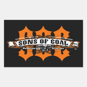 SONS OF COAL MINING CLUB STICKER