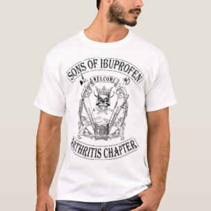 Sons Of Ibuprofen Arthritis Chapter Funny Old Bike T-Shirt