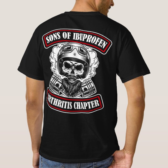 Sons of Ibuprofen Arthritis Chapter T-Shirt (Back)