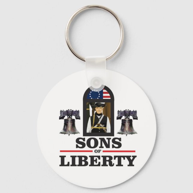 sons of liberty art keychain (Front)