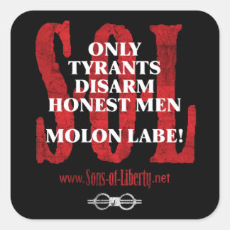 Sons of Liberty MOLON LABE autocollants