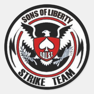 Sons Of Liberty Strike Team Classic Round Sticker