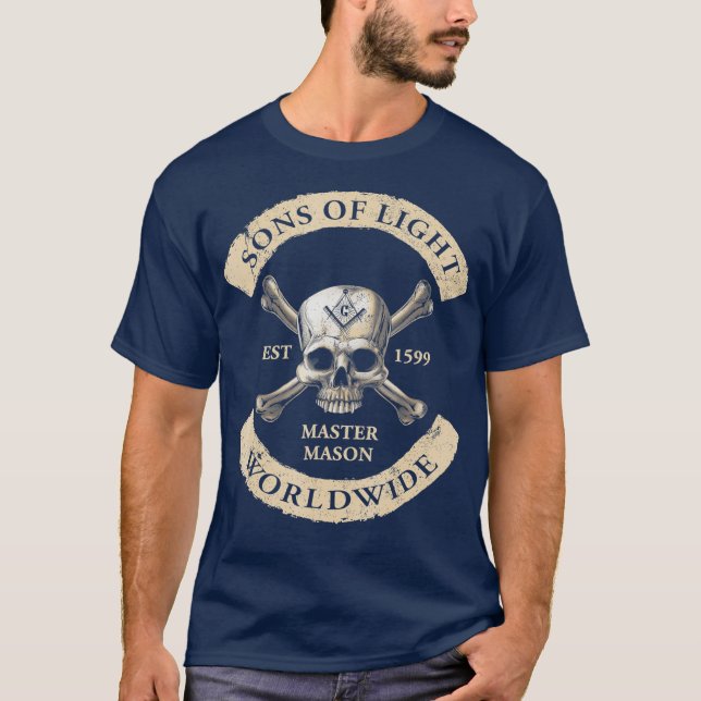 Sons Of Light Worldwide Freemasons T-Shirt (Front)
