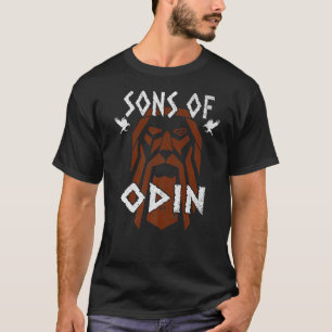 Sons of Odin Vikings Valhalla Viking   T-Shirt