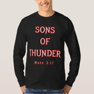 Sons Of Thunder Zebedee James and John Mark 317 Bi T-Shirt