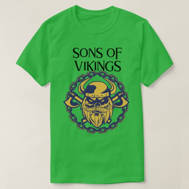 Sons of Vikings T-Shirt (Design Front)