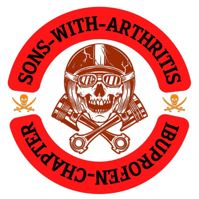 Sons with Arthritis Ibuprofen Chapter T-shirt (Creator Uploaded)