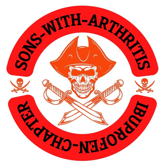 Sons with Arthritis Ibuprofen Chapter T-shirt (Creator Uploaded)