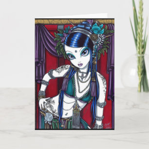"Sonya" Tribal Fusion Belly Dancer Card