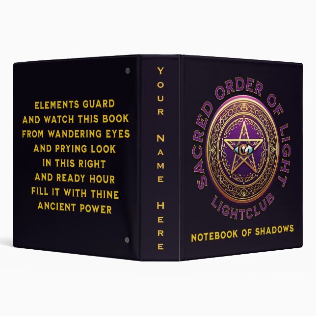 SOOL Book of Shadows Binder (Background)