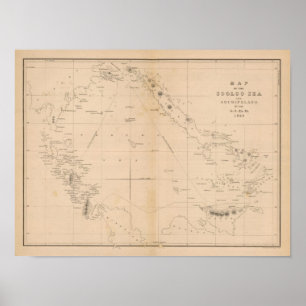 Sooloo Sea, Archipelago, Philippines Poster