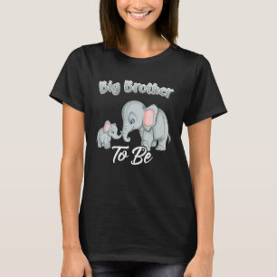 Soon Big Bro Brother To Be Elephants Baby Shower R T-Shirt