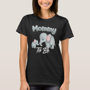 Soon Mommy Mom To Be Elephants For Baby Shower Gen T-Shirt