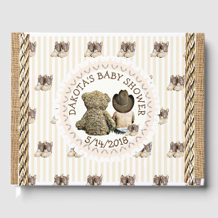 Soon to b Lil "Cowboy Baby Shower Guestbook