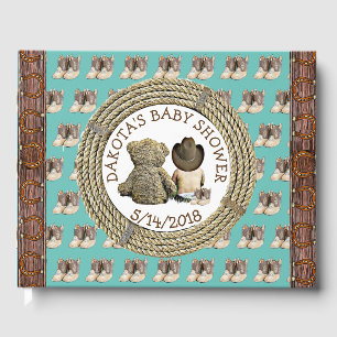 Soon to b Lil "Cowboy Baby Shower Guestbook