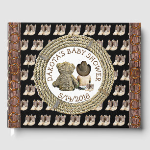 Soon to b Lil "Cowboy Baby Shower Guestbook