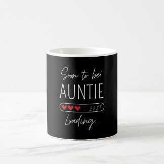 Soon to be aunt 2025 Loading auntie to be Coffee Mug