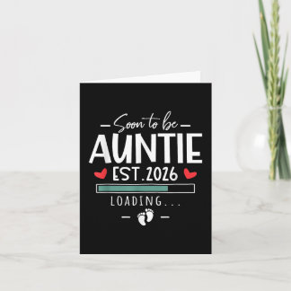 Soon To Be Auntie Est 2026 - 1st Baby Announcement