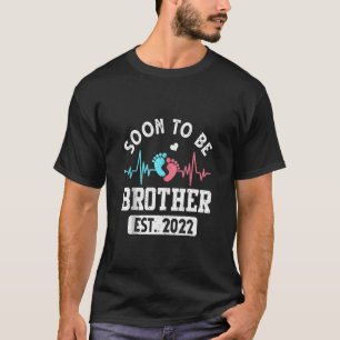 Soon To Be Brother Est 2022 Pregnancy Announcement T-Shirt
