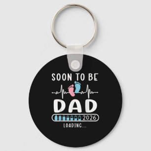 Soon To Be Dad 2026 Loading Promoted To Dad  Keychain