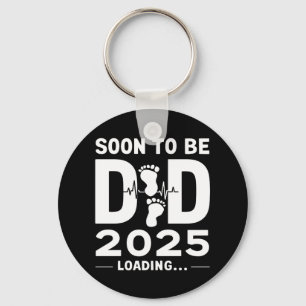 Soon To Be Dad Est 2025 New Dad To Be Keychain