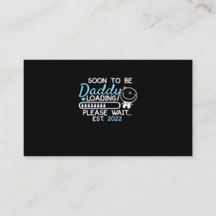 Soon To Be Daddy 2022 Father's Day First Time Business Card