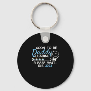 Soon To Be Daddy 2022 Father's Day First Time Keychain