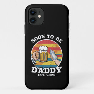 Soon To Be Daddy 2025 First Time Daddy 2025 Retro iPhone 11 Case