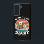 Soon To Be Daddy 2025 First Time Daddy 2025 Retro  Samsung Galaxy Case<br><div class="desc">Soon To Be Daddy 2025 First Time Daddy 2025 Retro New Dad</div>
