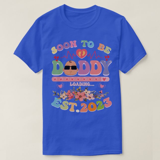 Soon To Be Daddy Est2023 T-Shirt (Design Front)