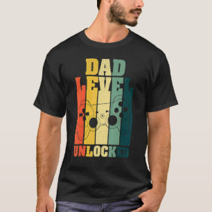 Soon To Be Father Dad Level Unlocked Pregnancy Ann T-Shirt