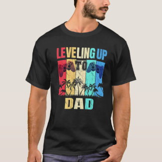 Soon To Be Father Pregnancy Announcement Levelling T-Shirt