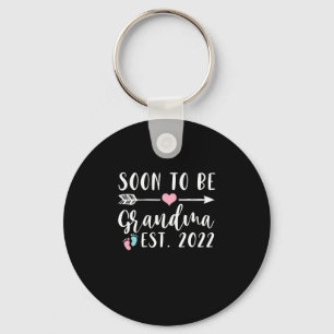 Soon To Be Grandma 2022 Mother's Day Keychain