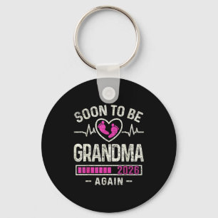 Soon To Be Grandma Again 2026 Expecting Baby Grand Keychain