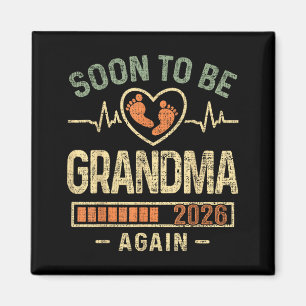Soon To Be Grandma Again 2026 Expecting Baby Grand Magnet