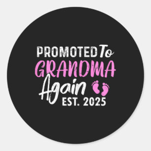 Soon To Be Grandma Mom Mothers Day Gifts For Women Classic Round Sticker