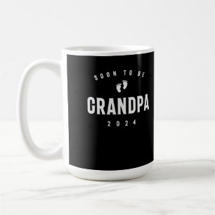 Soon to Be Grandpa 2024 Promoted to Grandpa Coffee Mug