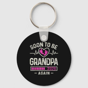 Soon To Be Grandpa Again 2026 Expecting Baby Grand Keychain