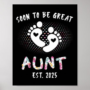 Soon To Be Great Aunt 2025 New Ba Poster