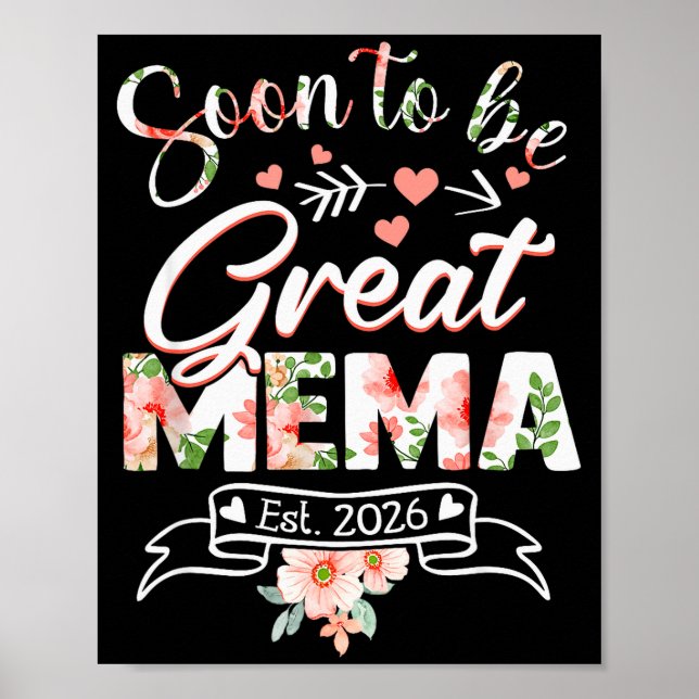 Soon To Be Great Mema Est 2026 First Time New Gran Poster (Front)