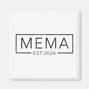 Soon To Be Mema 2024 Mothers Day Mema Est 2024 Magnet