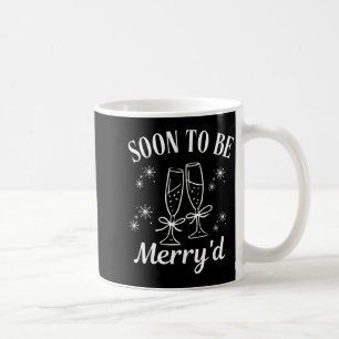 Soon To Be Merry'd Christmas Couple Engagement Coffee Mug