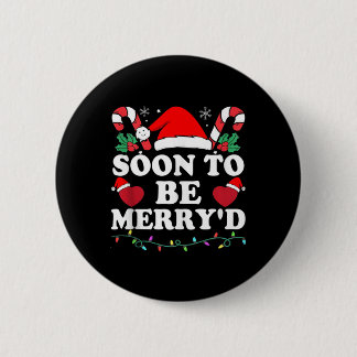 Soon To Be Merry'd Engaged Matching Couples Christ 2 Inch Round Button
